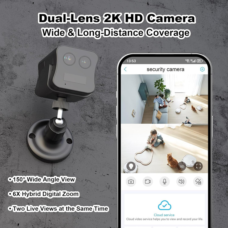 4G LTE Cellular Security Camera, Dual Lens, Night Vision, Off-Grid Ready gallery