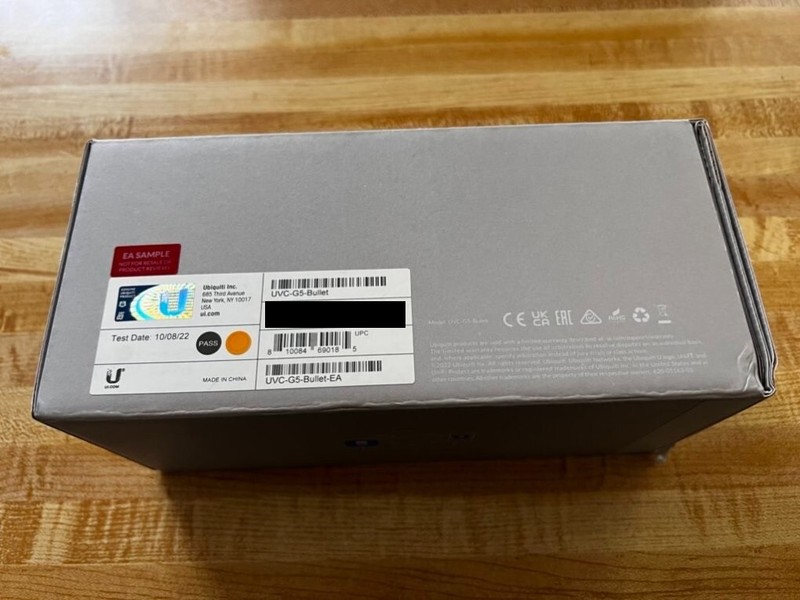 NEW SEALED Ubiquiti UniFi Protect G5 Indoor Outdoor Camera UVC-G5-Bullet-EA gallery