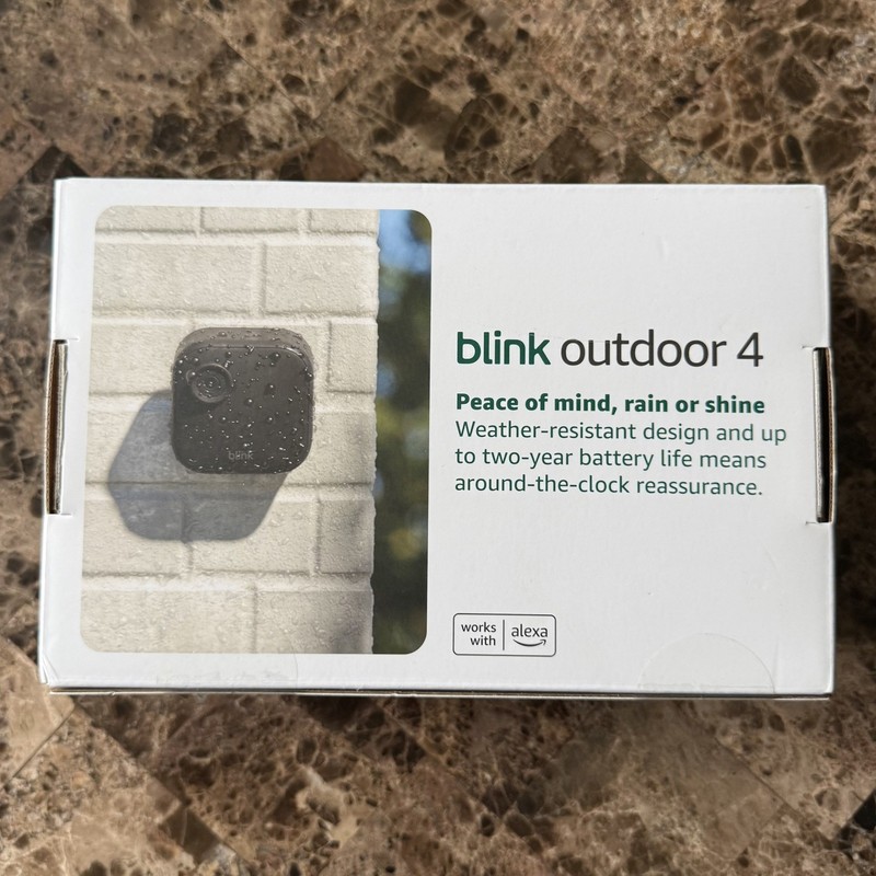 Blink Outdoor 4 (4th Gen) 5 Camera Battery Powered System W/ Sync module - NEW! gallery