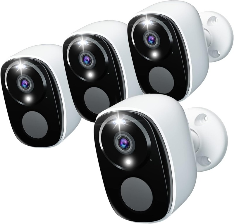 Security Camera 2K Wireless Outdoor Battery 2.4G 5G WiFi