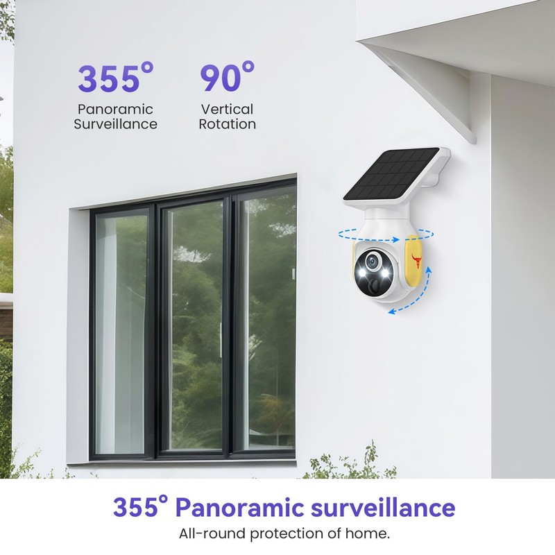 4G LTE Cellular Security Camera with Solar Panel, No WiFi, AI Motion Detectio... gallery