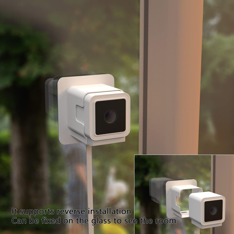 Window Mount for Wyze Cam v4/v3/og, Anti-Reflection, Durable Plastic Material... gallery