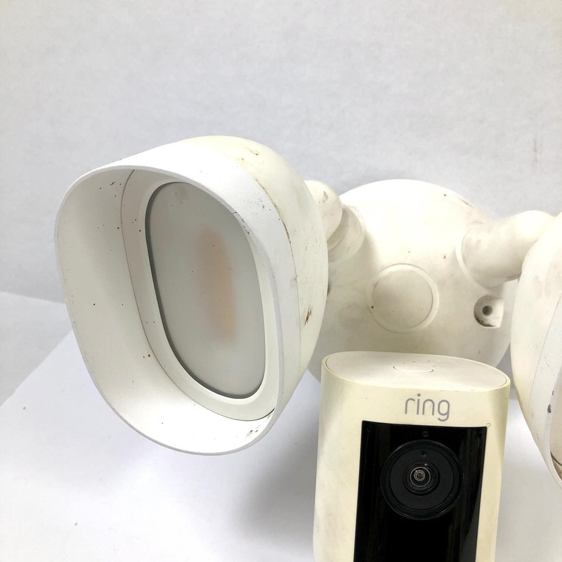 Ring Floodlight Cam Wired Pro Wi-Fi 1080p Surveillance Camera - White NO MOUNT gallery