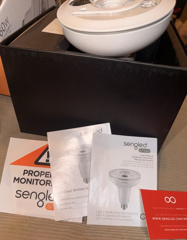 New Unsealed Sengled LED Wireless Camera outdoor monitoring Floodlight 60W gallery