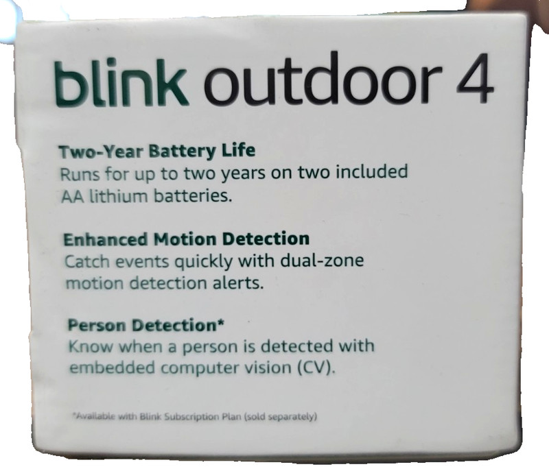 Blink Outdoor 4 (4th Gen) Camera. NEW. FREE SHIPPING gallery