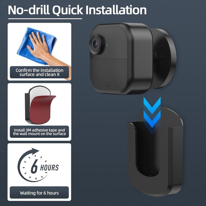 3 Pack All New Blink Outdoor & Indoor Wireless Home Security Camera System Mount gallery
