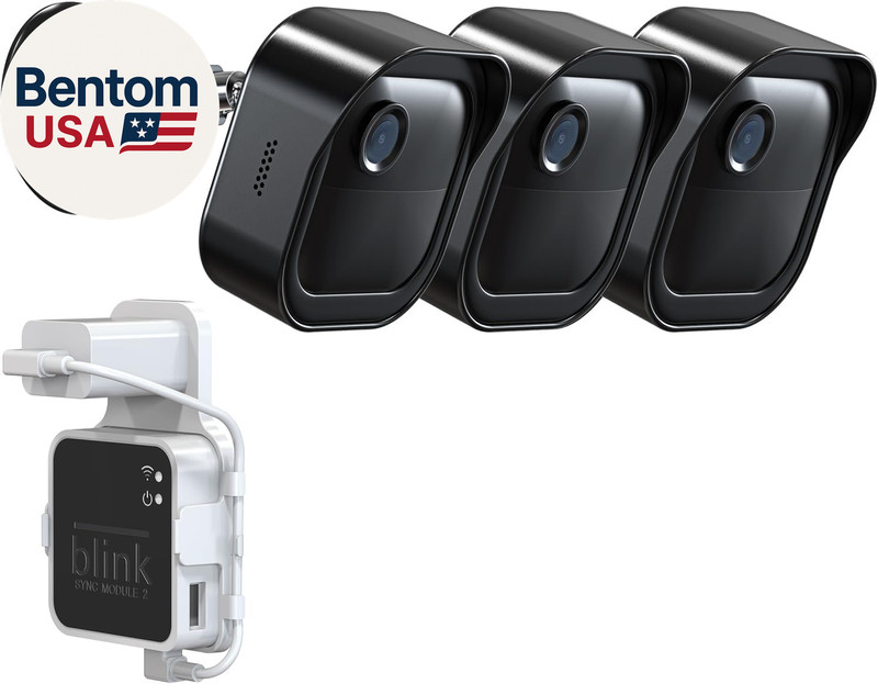 All-New Blink Outdoor 4 Camera Wall Mount, Weatherproof Protective Housing and 3 gallery