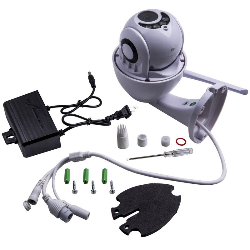 1080P HD PTZ Camera with Two-Way Audio for Home Security IP66 Waterproof gallery