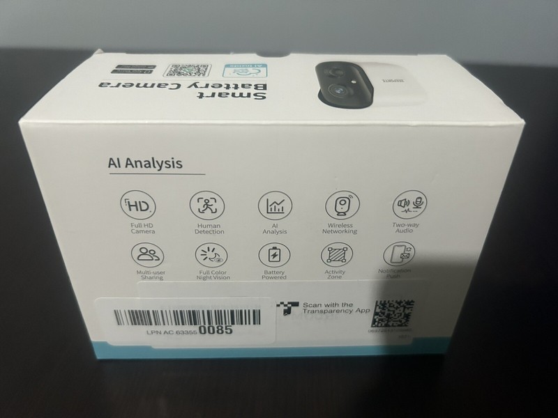 Zeeporte Security Camera Wireless Outdoor, Full HD Human Detection AI analysis gallery