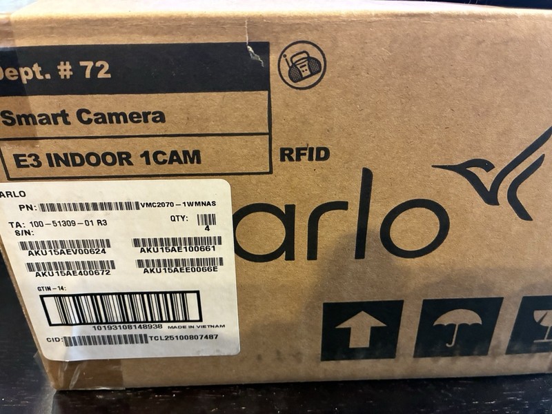 Arlo Essential Indoor Security 2K (3rd Gen, 2025 Release) Wired Plug 4 Cameras gallery