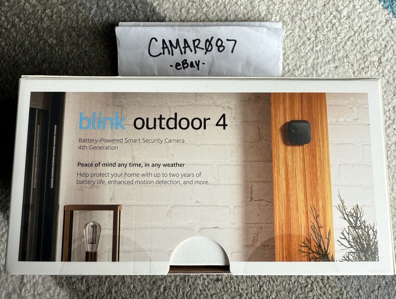 Blink Outdoor 4 Battery-Powered Smart Security Camera NEW IN BOX SEALED gallery