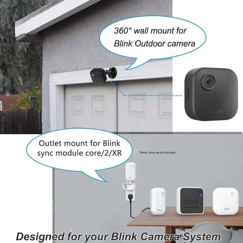 All-New Blink Outdoor Camera Mount, 360° Adjustable Mounting Bracket with Syn... gallery
