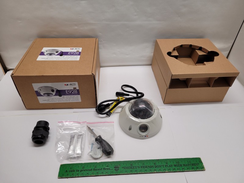 ACTi E928 3MP Outdoor Mini Dome Camera w Adaptive IR Superior WDR Fixed Lens gallery