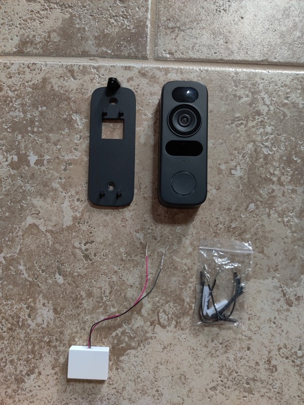 JLAZGJ Wired Video Doorbell Camera, 1080P HD, 140° View, IR Night Vision, Motion gallery