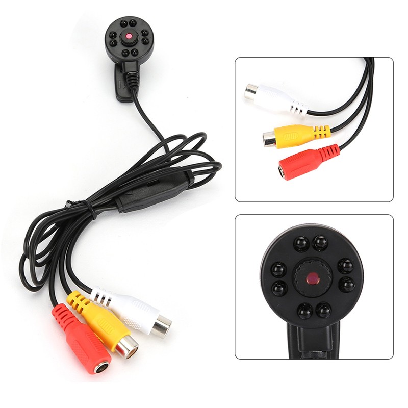 Security IR 8 Light Mini CCTV HD Camera Audio And Video Surveillance⊹ gallery