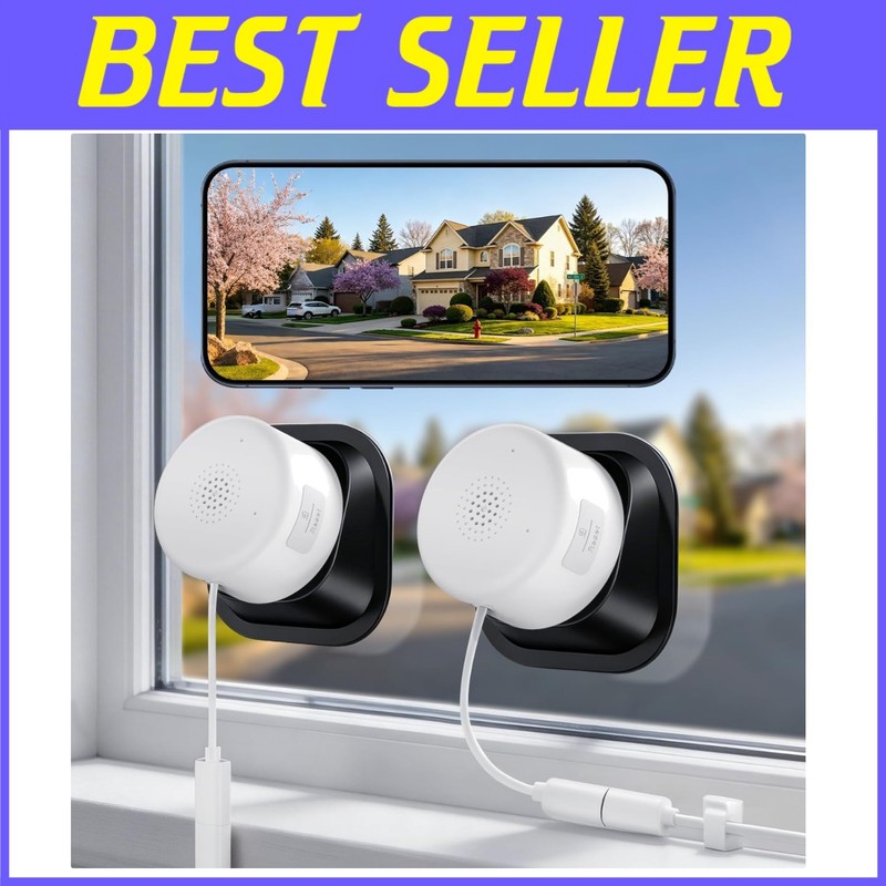 4MP/2K Indoor Outdoor Window Camera, 2-Pack 5G&2.4G WiFi