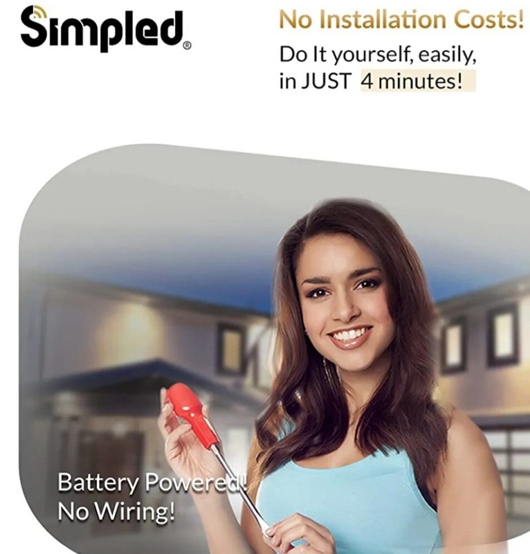 SIMPLED Digital Door Viewer Internal Memory Cyclic Recording gallery