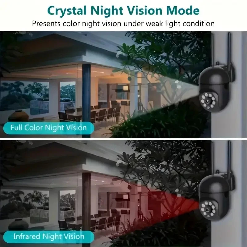 2PCS 1080P Wireless Indoor Security Camera – Dual-Band WiFi, AI Motion Detection gallery