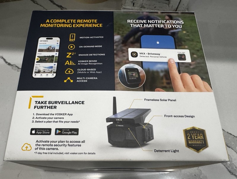 Vosker Vkx 4g Lte Solar Powered Outdoor Mobile Security Camera New Wireless gallery
