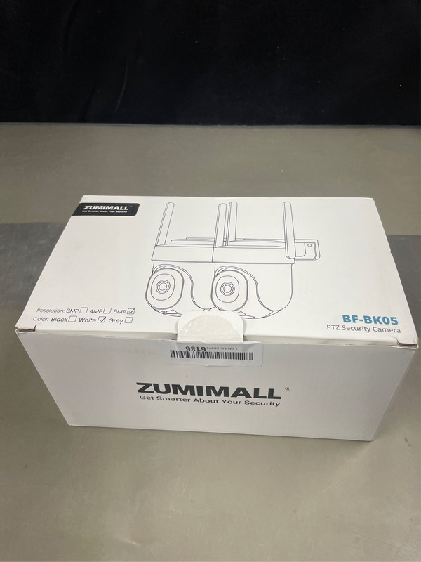 ZUMIMALL 5MP Outdoor Camera 2-Pack – 24/7 Recording Wired Power, Support 5GHz Wi
