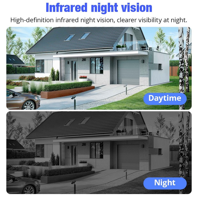 4MP Smart Home Window Camera WiFi Connection 24H Surveillance Night Vision Alert gallery