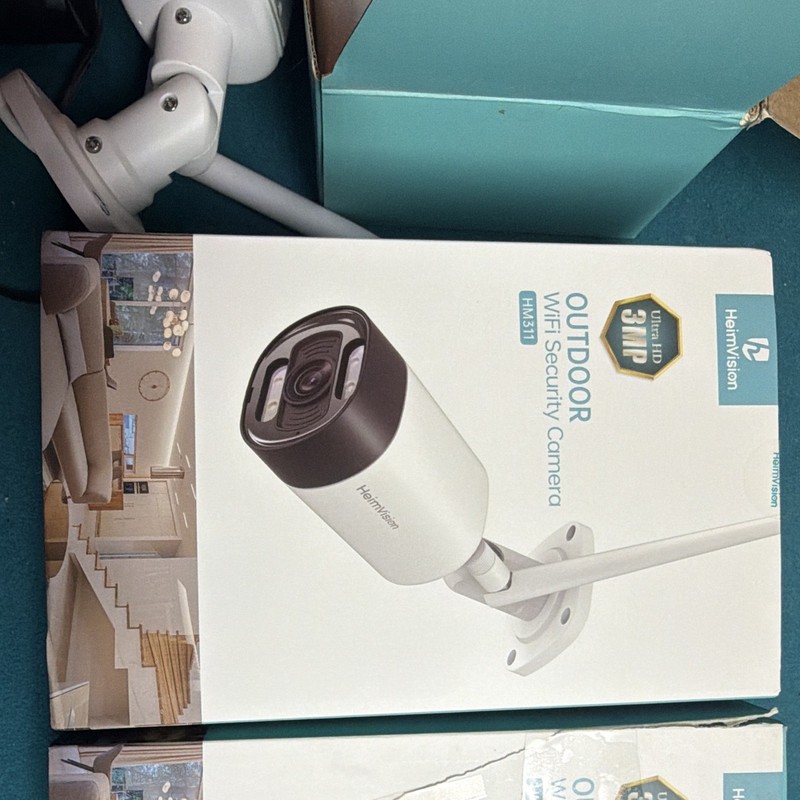 HeimVision HM311 Outdoor Weatherproof WiFi 3MP IP Cameras 2-Pack Alexa gallery