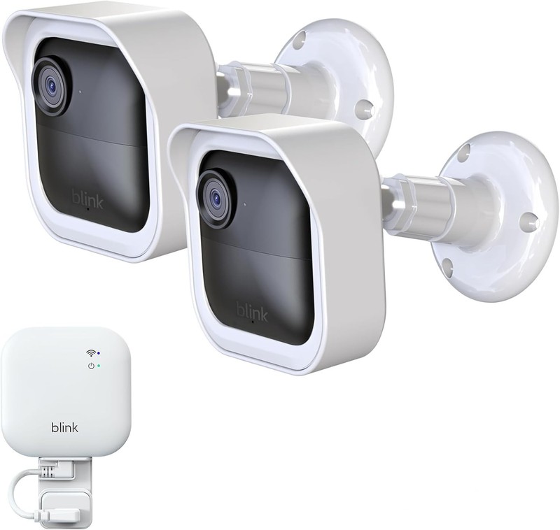 Blink Outdoor 4th Gen Camera Mount, 2Pack Weatherproof Housing and 360 Degree... gallery