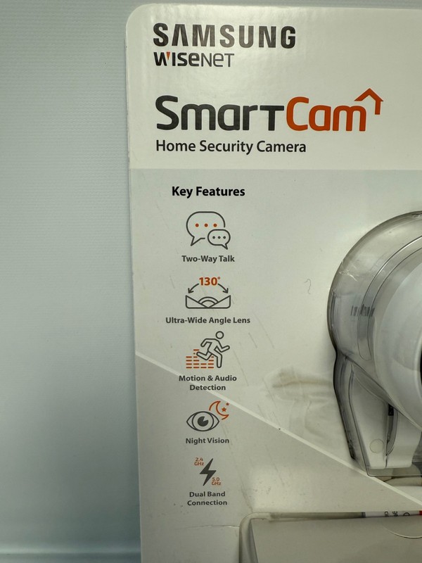 SAMSUNG WISENET SNH-V6431BN 1125724 SMARTCAM HOME SECURITY CAMERA NEW gallery
