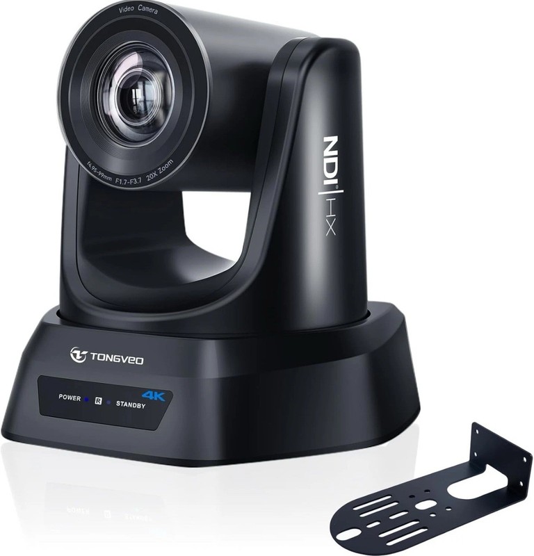 4K NDI PTZ Camera AI Auto-Tracking 20X Optical Zoom HDMI IP Live Streaming SDI U