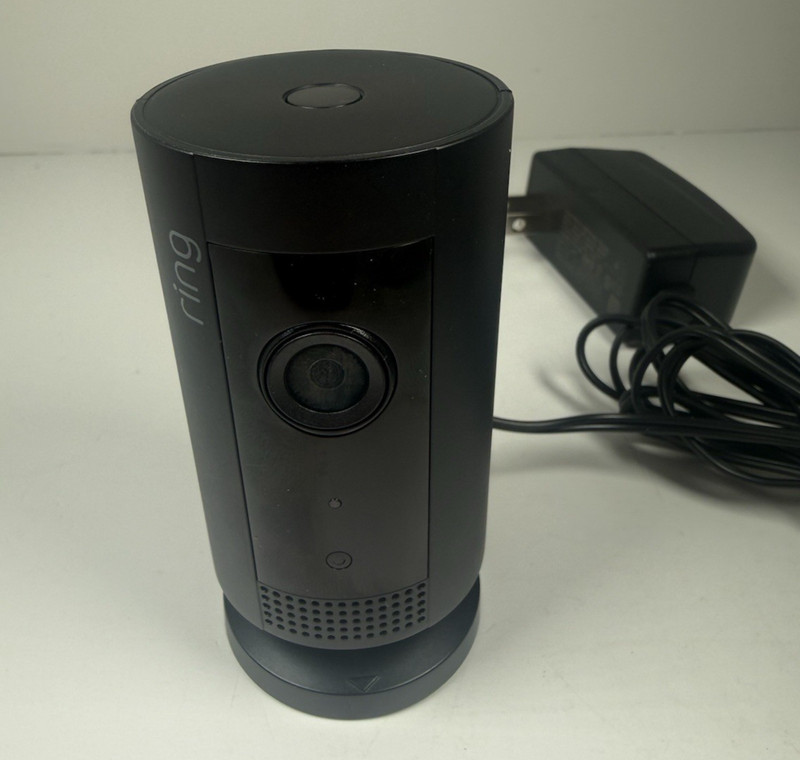 Ring Indoor Cam 1st Gen Plug-In 1080p HD Security Camera Black 5UM4E5 Tested gallery