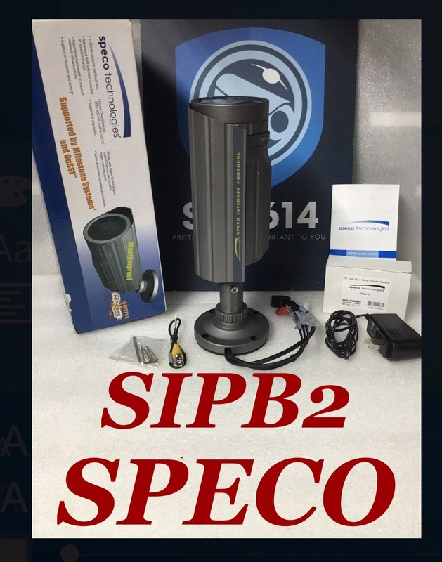 Speco SIPB2 Intensifier2 Security Color Camera W/5-50mm IP Internet Protocol NEW