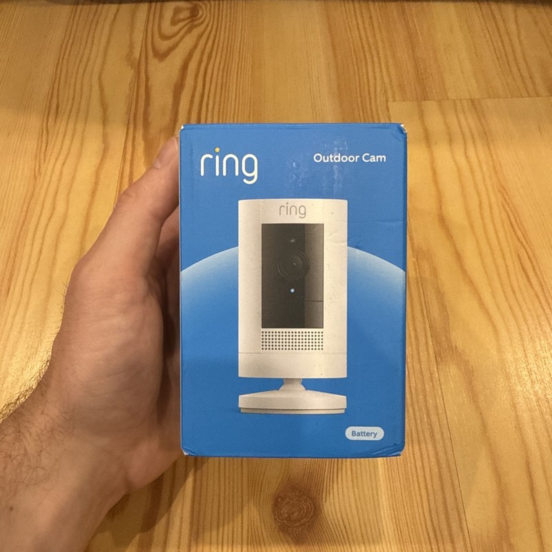 Ring Outdoor Cam (Stick Up Cam)| Battery Operated | White New