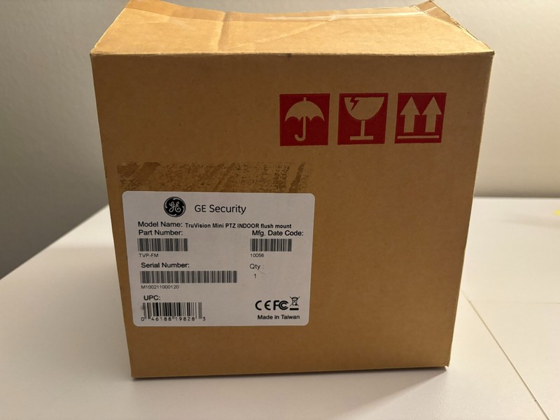 GE Security TVP-FM Mini PTZ Indoor Flush Mount (L EE)