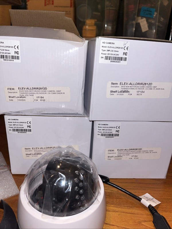 Lot Of 4 InVid ELEV-ALLDIR2812D 2 MP Indoor Dome New in an Unsealed Box gallery