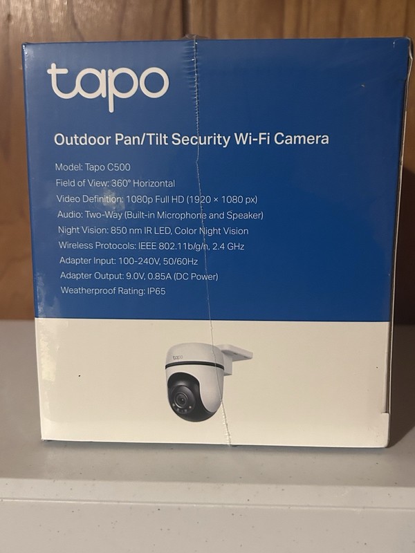 Tapo C500 White 1080p Full HD Outdoor Pan/Tilt Security Wi-Fi Camera gallery