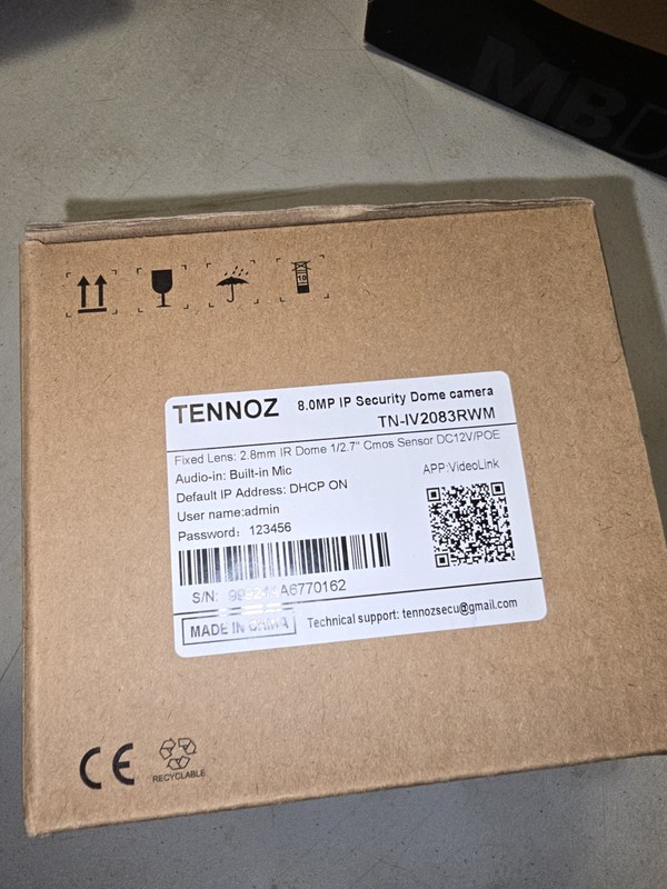 Tennoz 8MP IP Dome Camera TN-IE2383RWM gallery