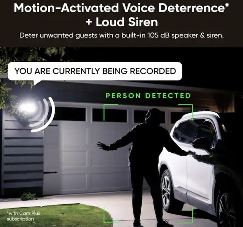 ✅ WYZE Floodlight Camera v2 Security Camera Outdoor 2K HD with Color Night READ✅ gallery