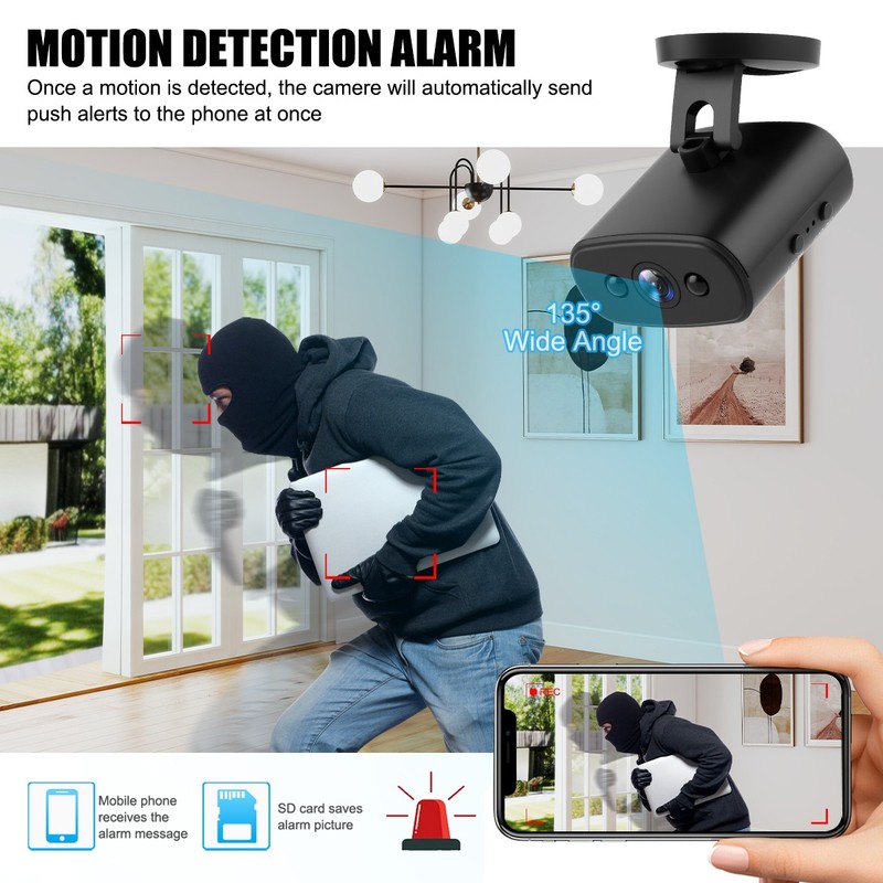 1080P Mini Wifi Camera Micro Camcorder Motion Detection Sensor Home Security Cam gallery