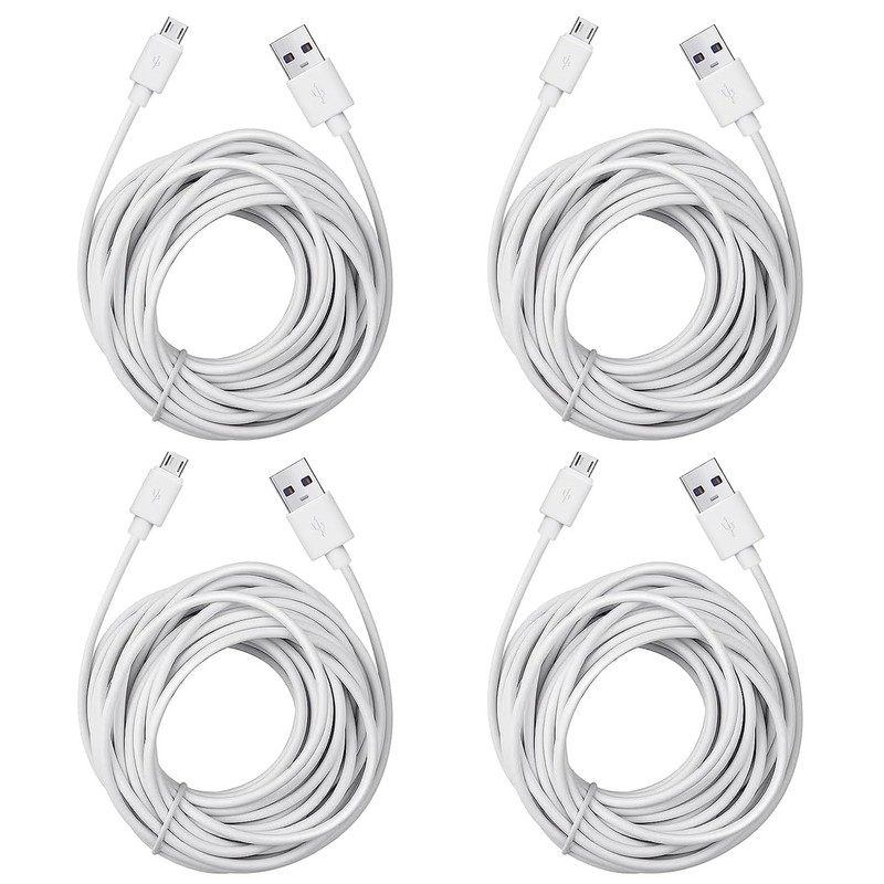 Security Camera Micro USB Extension Cable 25ft