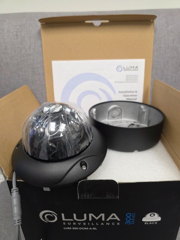 Luma LUM-300-DOM-A-BL 300 Series Analog Camera Black **BRAND NEW/EXCELLENT** gallery