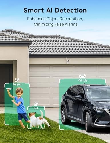 winees Security Cameras Outdoor, Wired 2K Wi-Fi Cameras for Home Security, 2.... gallery