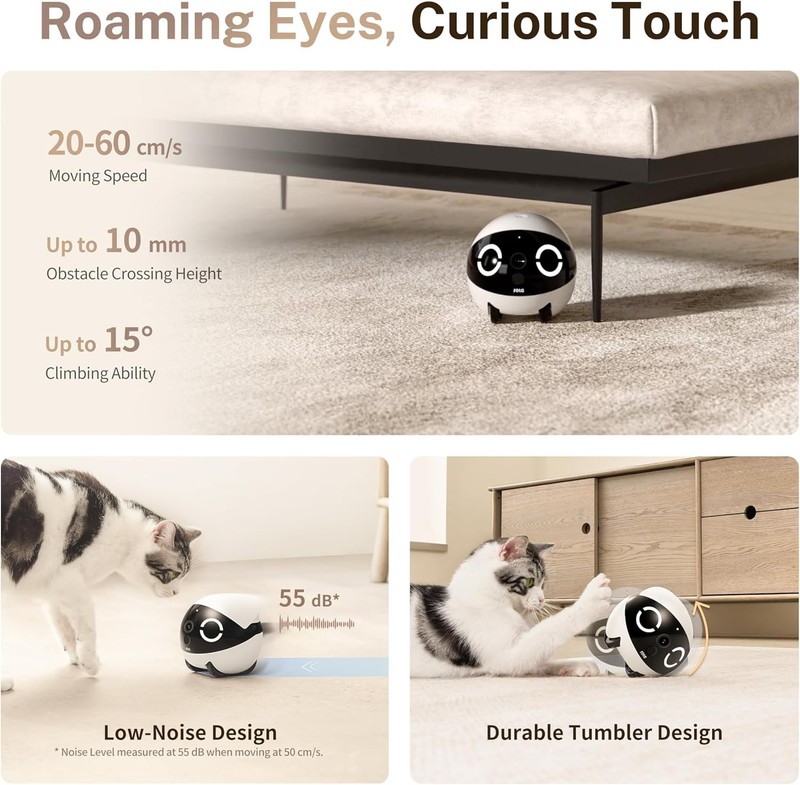 2K Pet Robot Enabot EBO ROLA Motion Detection gallery