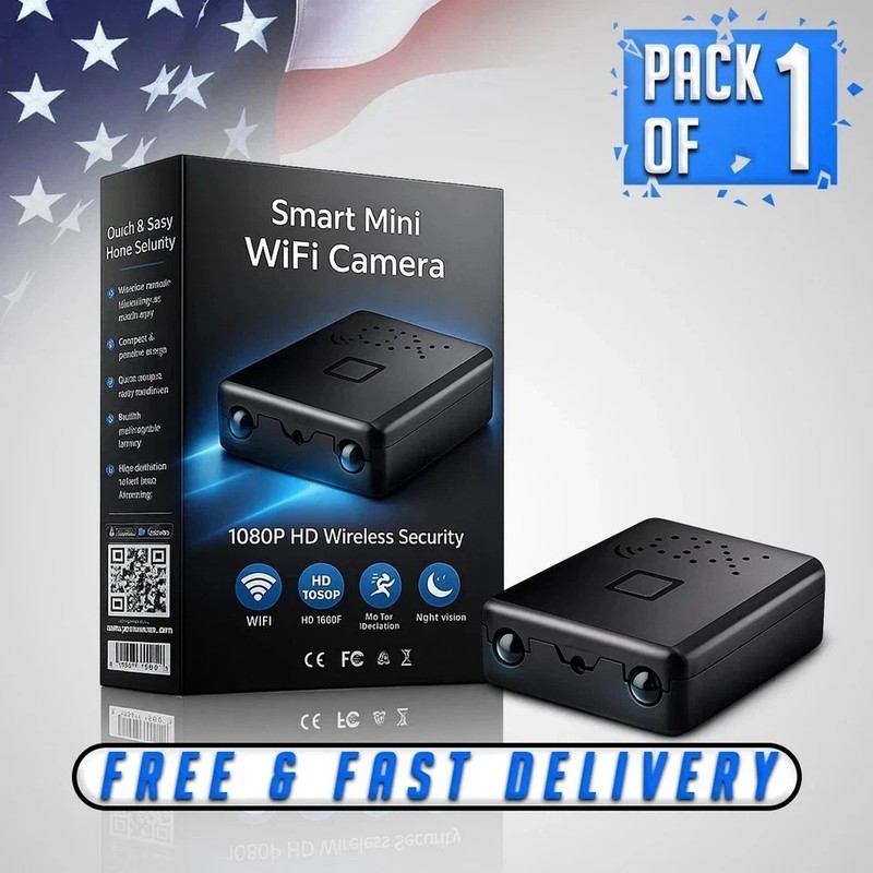 Mini Smart Camera Wireless WiFi Security Camera HD Night Came With Battery