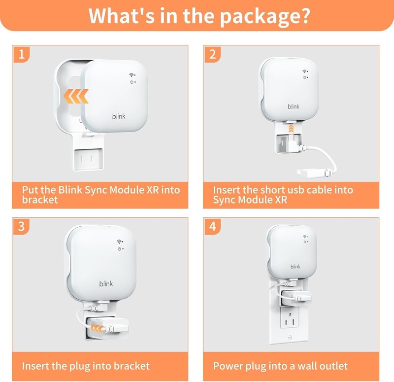 Elegant Outlet Wall Mount for Blink Sync Module XR – Space-Saving & Easy Install gallery