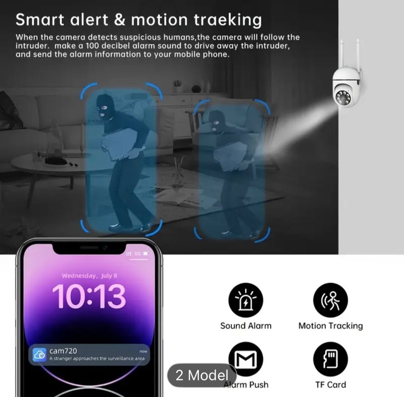 1080P Smart Security Camera – 360° Panoramic View gallery