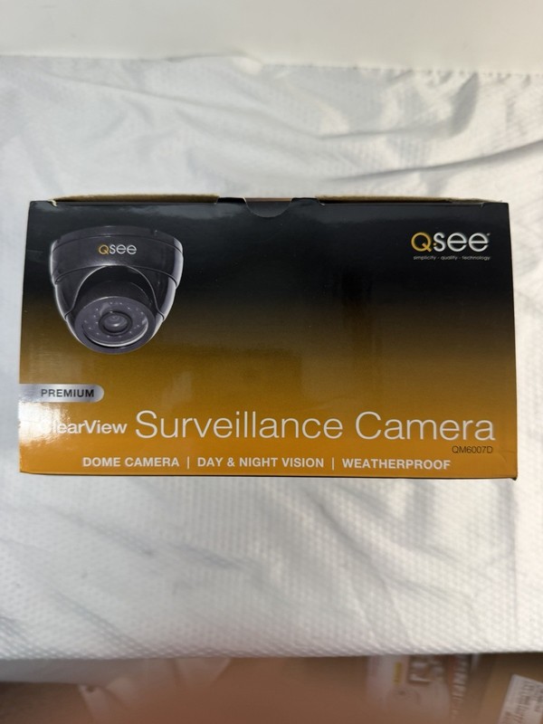 Q-See QM6007D ClearView Dome Security Camera 600TVL Night V Weatherproof OpenBox