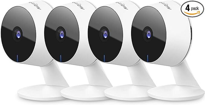 LaView F1 Security Camera 4 PACK 1080P (LV-PWF-1-4PK) – White