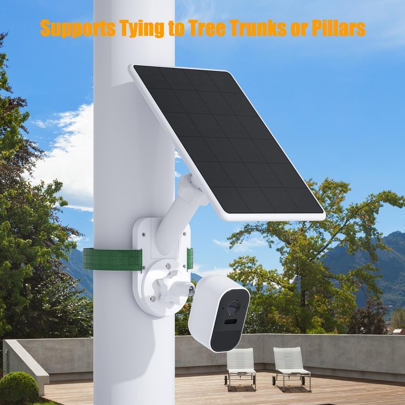 Wall Mount for Cameras and Solar Panels, 2in1 Mount for Ring, Blink, Eufy, Ar... gallery