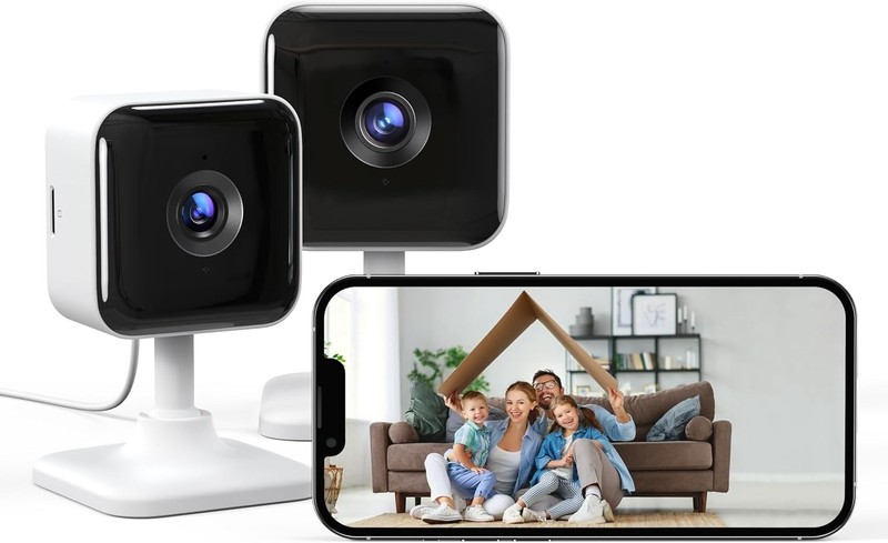 2K Indoor Security Camera, 2 Packs Cameras for Home Security Wi-Fi Cameras, M... gallery