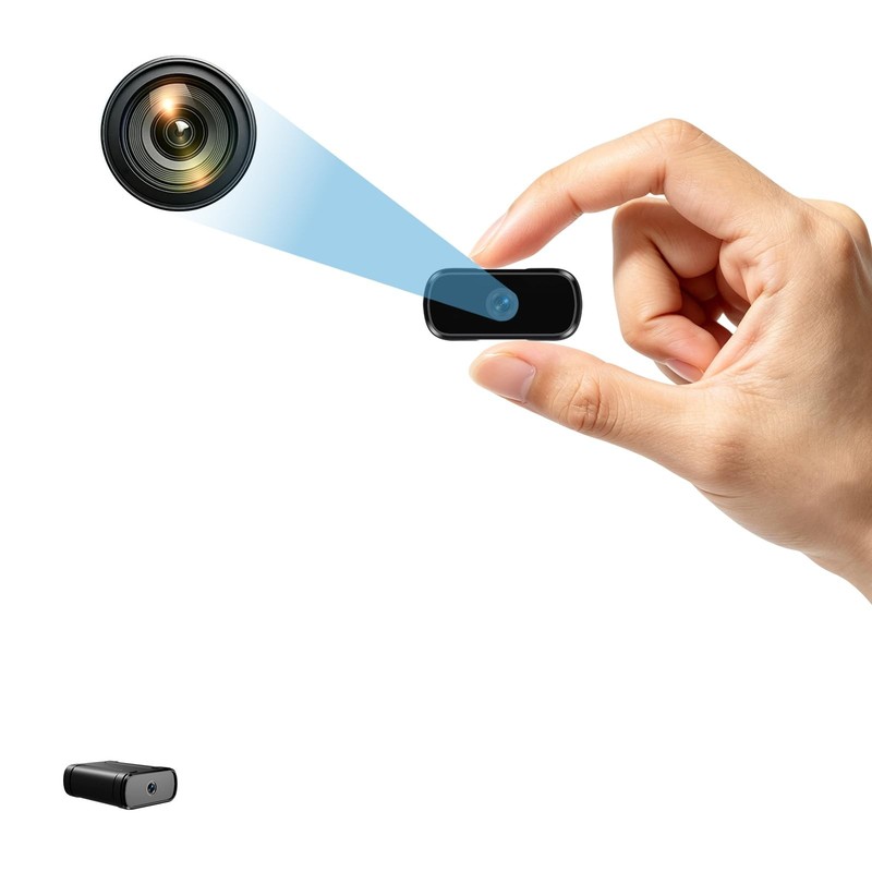 Mini Camera,1080P HD Portable Home Security Camera,Equipped with Motion Detec…